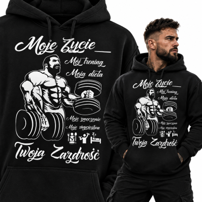BLUZA Z KAPTUREM NA SIŁOENIĘ  MOJE ŻYCIE